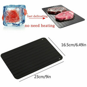 Fast Defrost Tray Fast Thaw Frozen Food Meat Fruit Quick Defrosting Plate - Home Brains And Brawn