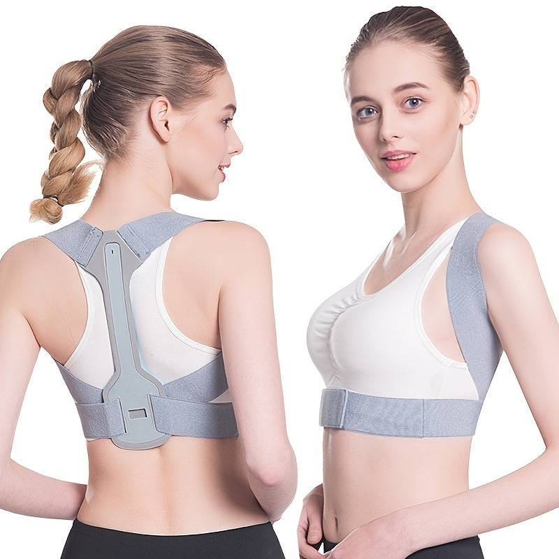 Posture Corrector; Adjustable Back Posture Correction Strap - Home Brains And Brawn