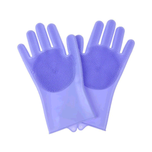 1 Pair Dishwashing Cleaning Gloves Magic Silicone Rubber Dish Washing Glove - Home Brains And Brawn