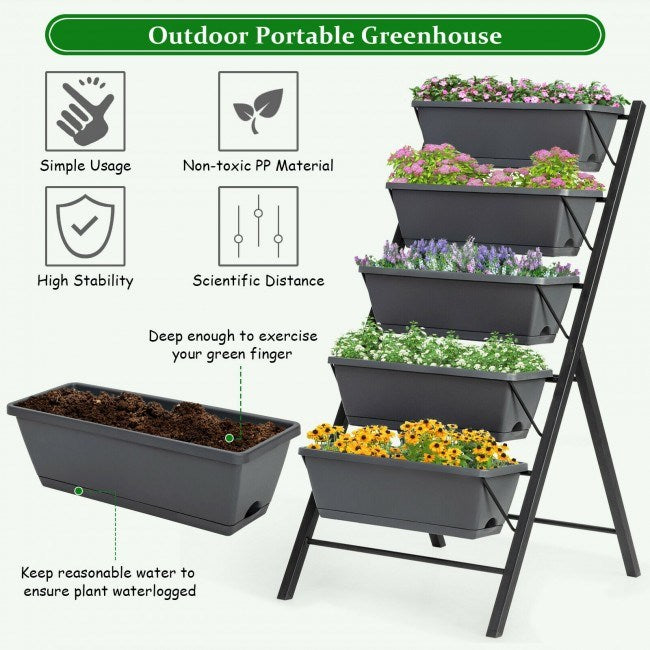 Vertical Raised Garden Bed - HomeBrainsandBrawn