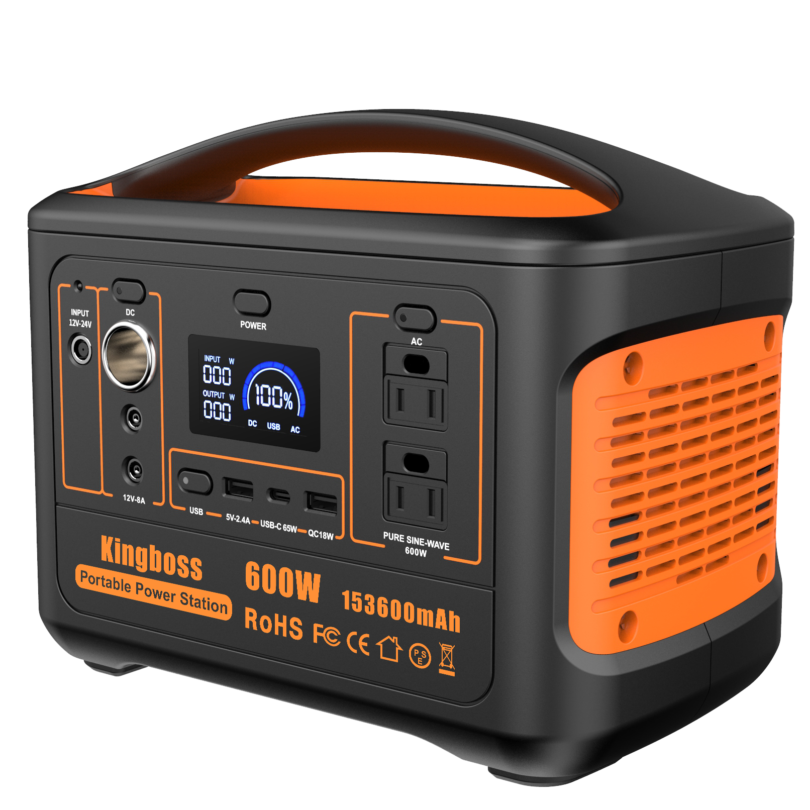 Portable Power Station Solar Generator - HomeBrainsandBrawn