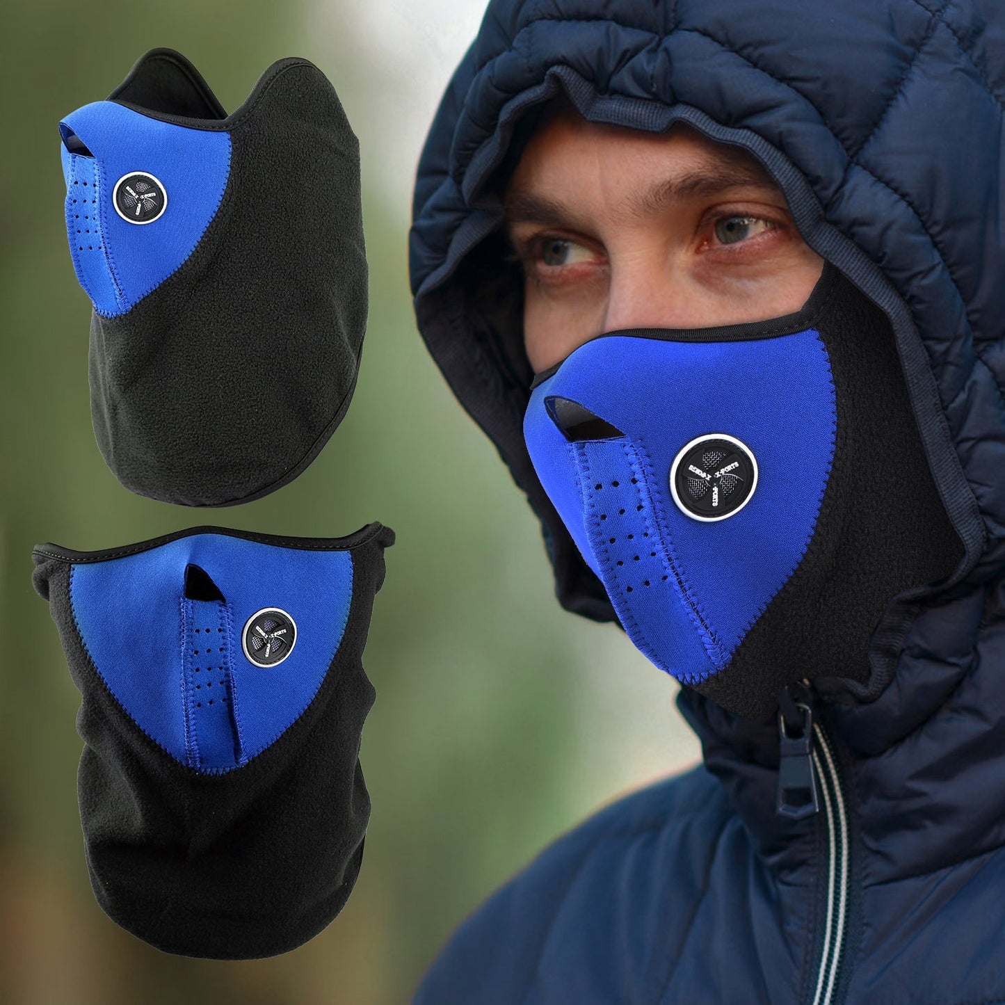 Half Face Mask Breathable Windproof Dustproof Neck Warmer - Home Brains And Brawn