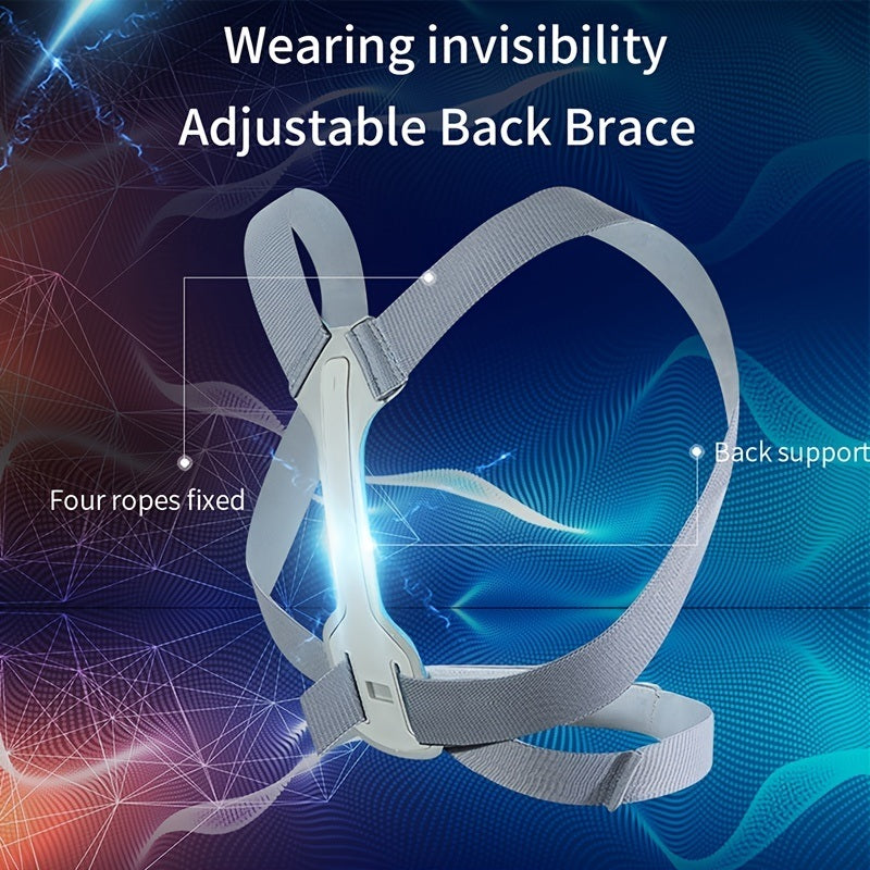 Posture Corrector; Adjustable Back Posture Correction Strap - Home Brains And Brawn