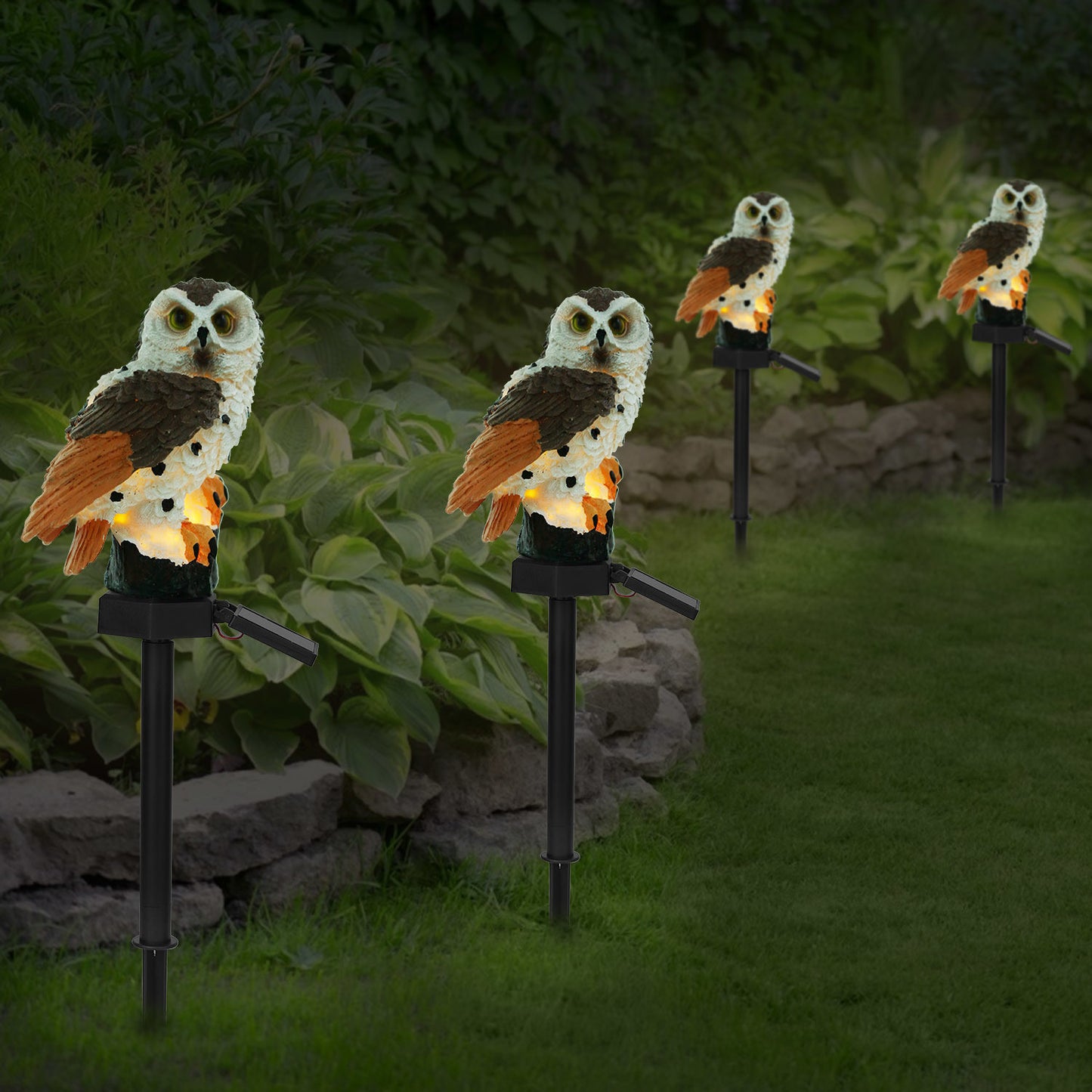 Solar Powered Owl Garden Light - HomeBrainsandBrawn