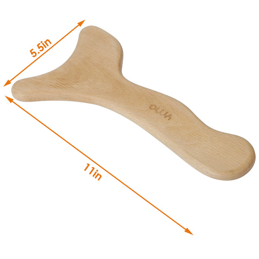 Wood Therapy Massage Tool Lymphatic Drainage Paddle Wooden Scraping Tools Therapy Massager - Home Brains And Brawn