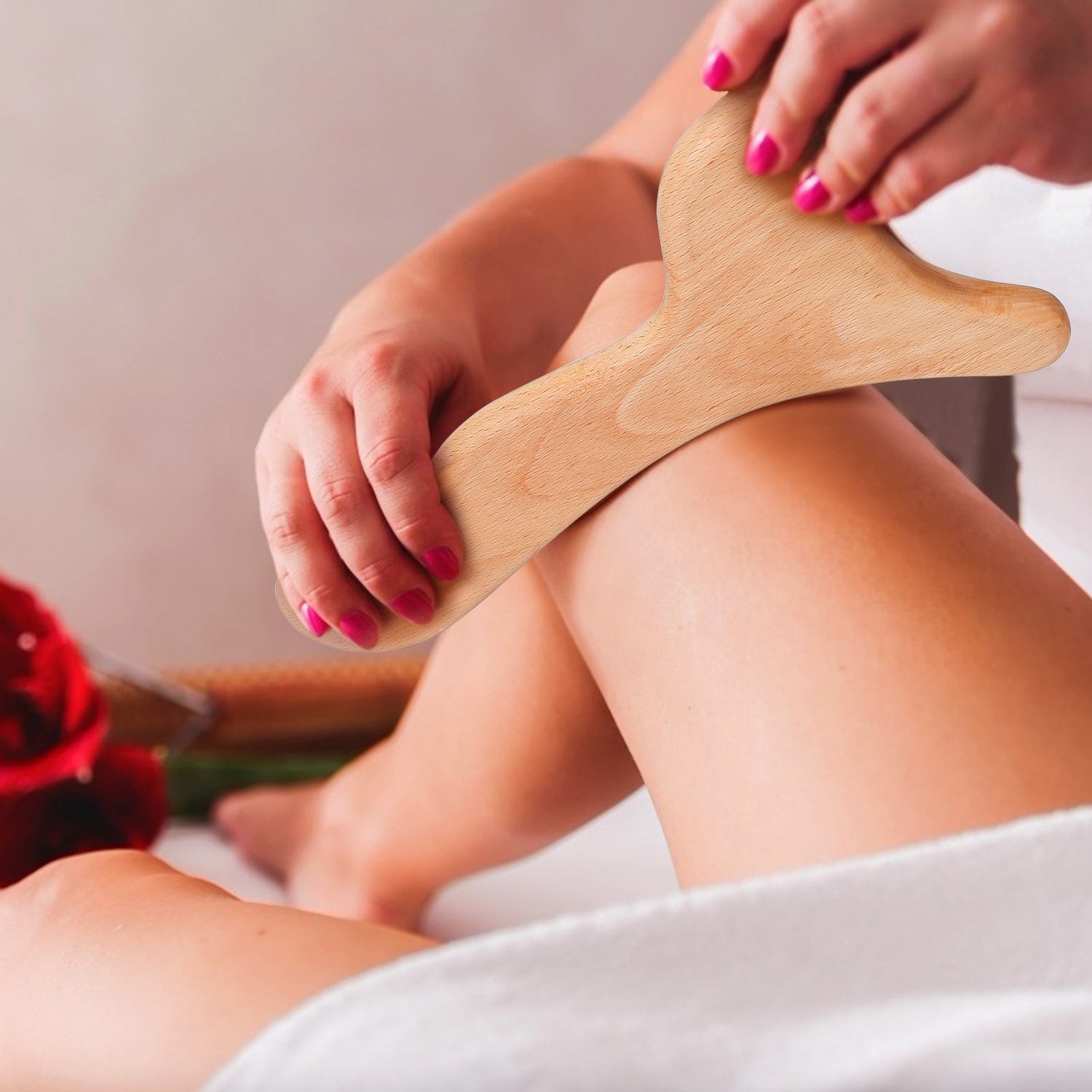 Wood Therapy Massage Tool Lymphatic Drainage Paddle Wooden Scraping Tools Therapy Massager - Home Brains And Brawn