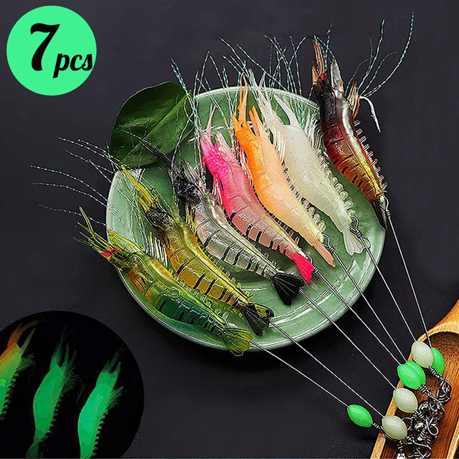 3pcs/7pcs Shrimp Lure Fishing Lures Artificial Bait - Home Brains And Brawn