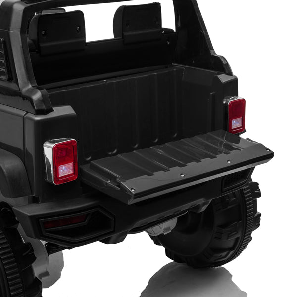 Kid's Electric Ride on Car, 12V Powered Motor, Parental Remote Control, LED Lights, MP3, Seat Beltย - Home Brains And Brawn