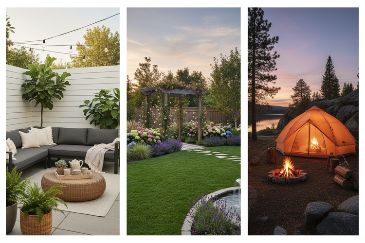 Outdoor Camping Patio Adventure Camps Outing Patio Survive Survivor Forest Mountains Furniture - Home Brains And Brawn