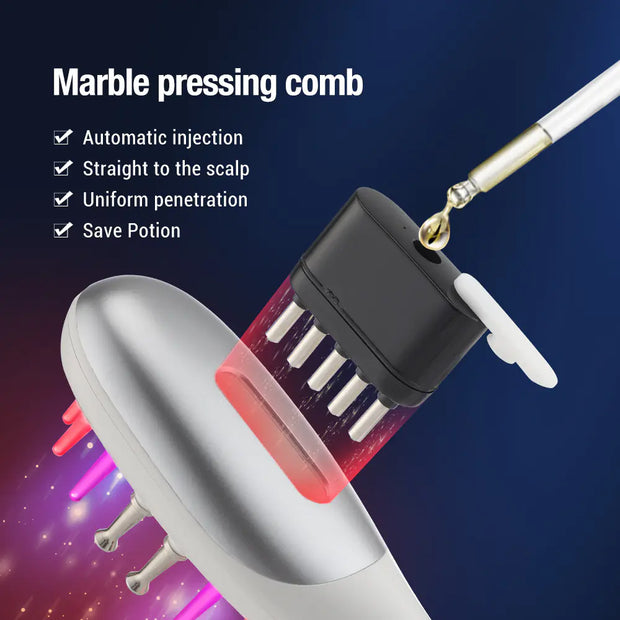 Electric Scalp Massager with Microcurrent Therapy