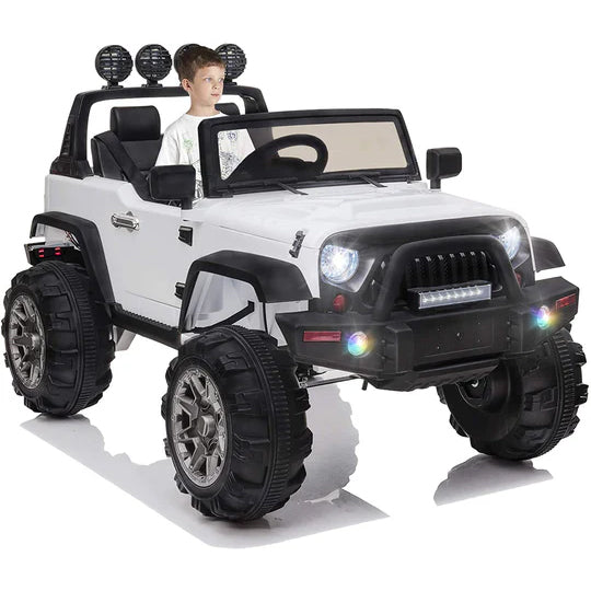 Kid's Electric Ride on Car, 12V Powered Motor, Parental Remote Control, LED Lights, MP3, Seat Belt