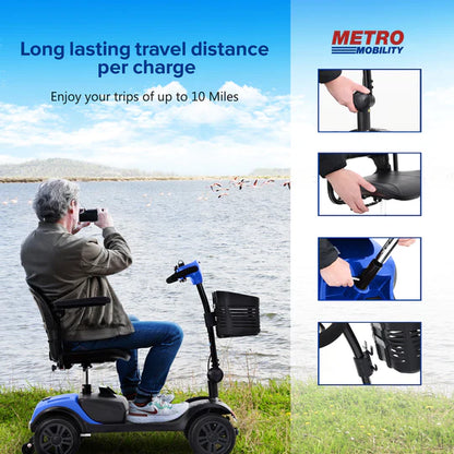 transportation  strong  speed control  shield  secure  scooter  safety  safe  pneumatic tires  person  people  non-pneumatic  mobility  miles  long range  ill  groceries  front  electric  elderly  battery  basket  anti-tilt 