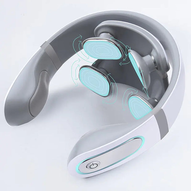 Smart Neck Massager with Heat and Vibration Therapy