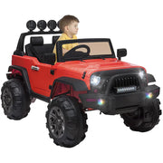 Kid's Electric Ride on Car, 12V Powered Motor, Parental Remote Control, LED Lights, MP3, Seat Belt
