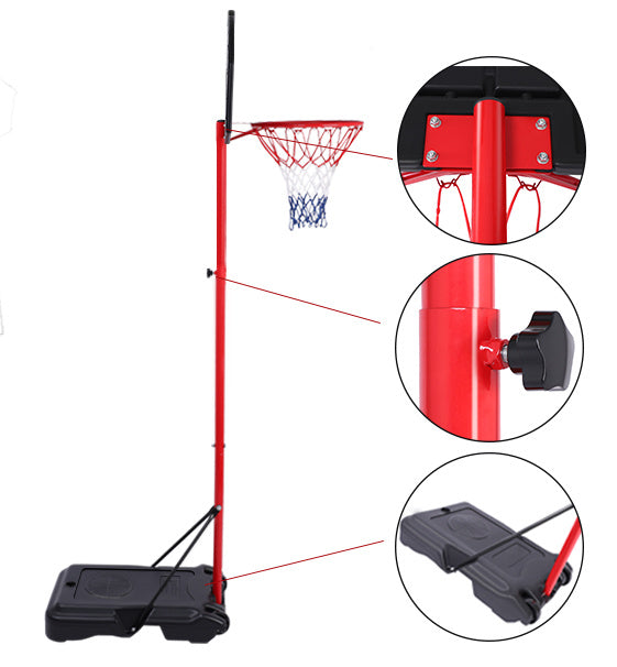 Portable Removable Adjustable Teenager Basketball Rack - Home Brains And Brawn