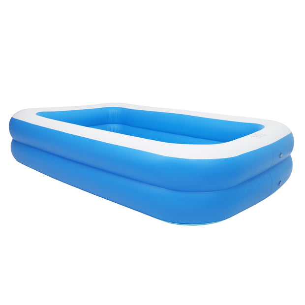 blue PVC cuboid with wall thickness of 0.3mm for inflatable swimming pool - Home Brains And Brawn