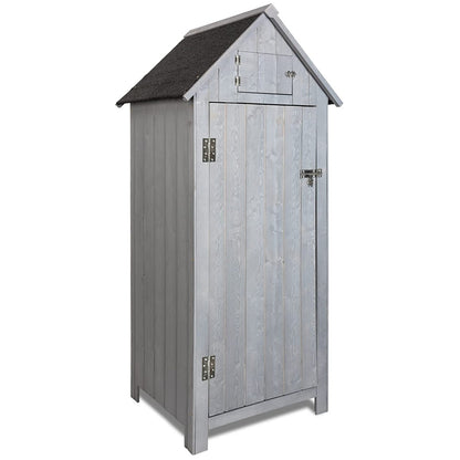 Compact Outdoor Garden Tools Storage Shed - Home Brains And Brawn