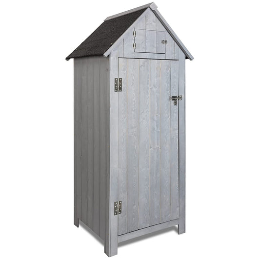 Compact Outdoor Garden Tools Storage Shed - Home Brains And Brawn