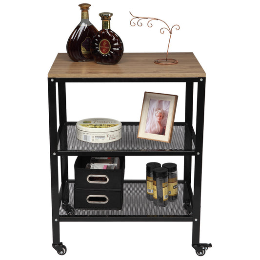 3-Tier Kitchen Microwave Cart - HomeBrainsandBrawn