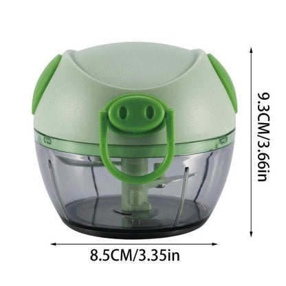 Manual Meat Mincer Garlic Chopper Rotate Garlic Press Crusher Vegetable Onion Cutter - Home Brains And Brawn
