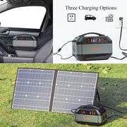330W Solar Portable Power Station - Home Brains And Brawn