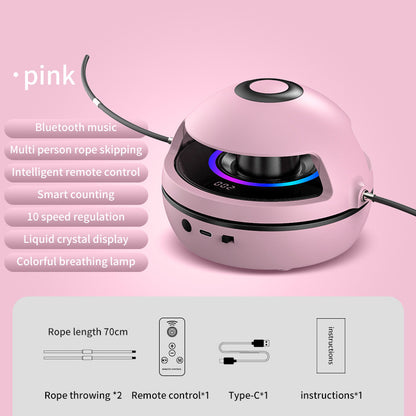 10-level Speed Regulation Intelligent Remote Control Rope Skipping Machine - Home Brains And Brawn