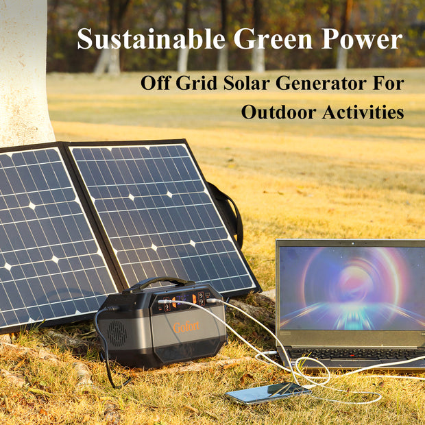 330W Solar Portable Power Station - Home Brains And Brawn
