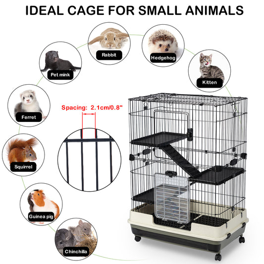 Animal Metal Cage Height Adjustable - Home Brains And Brawn