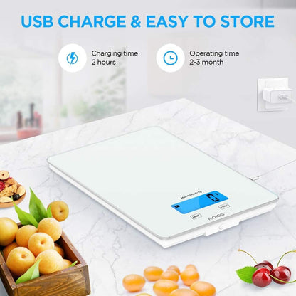 KOIOS USB Rechargeable Food Scale - Home Brains And Brawn