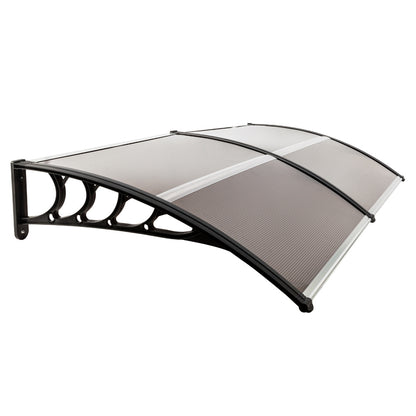 Household Application Door & Window Awnings Brown Board & Black Holder - Home Brains And Brawn