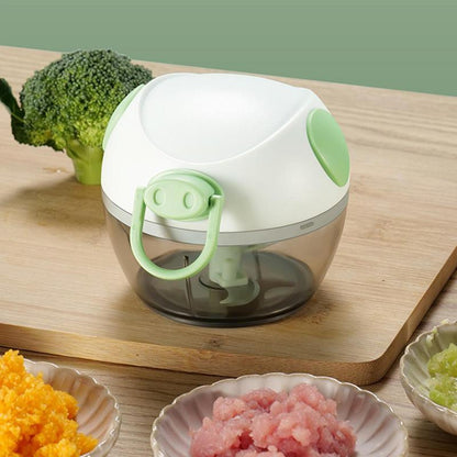 Manual Meat Mincer Garlic Chopper Rotate Garlic Press Crusher Vegetable Onion Cutter - Home Brains And Brawn
