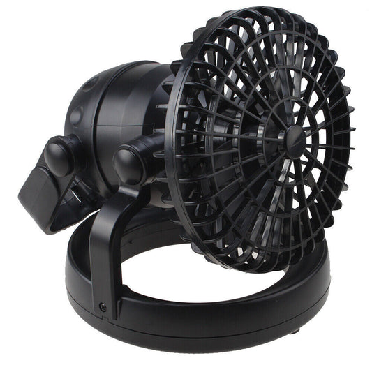 Camping Lantern; 2-in-1 Portable Camping Tent Light Fan For Outdoor Activities - HomeBrainsandBrawn