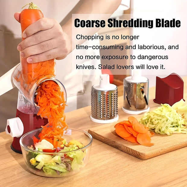 Vegetable Slicer; Multifunctional Fruit Slicer; Manual Food Grater - Home Brains And Brawn