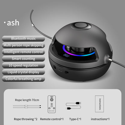 10-level Speed Regulation Intelligent Remote Control Rope Skipping Machine - Home Brains And Brawn
