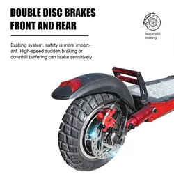 500W 10 inch off-road foldable electric scooter for adult with APPS Max load 330lb - Home Brains And Brawn