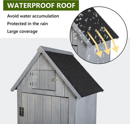 Compact Outdoor Garden Tools Storage Shed - Home Brains And Brawn