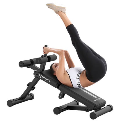 Adjustable Bench,Utility Weight Bench for Full Body Workout- Multi-Purpose Foldable incline/decline Bench (Black) - Home Brains And Brawn