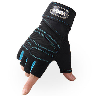 Gloves Weight Exercises Half Finger Lifting Gloves Body Building Training Sport Gym Fitness Gloves for Men Women - Home Brains And Brawn