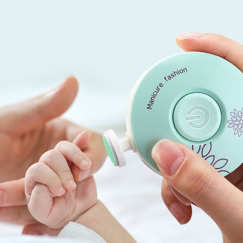 Mini Electric Nail Grinder Baby Children Nail Grinder Portable 6 Heads Baby Nail Clipper Baby Nail Scissor Newborn Nail Grinder Adult Available