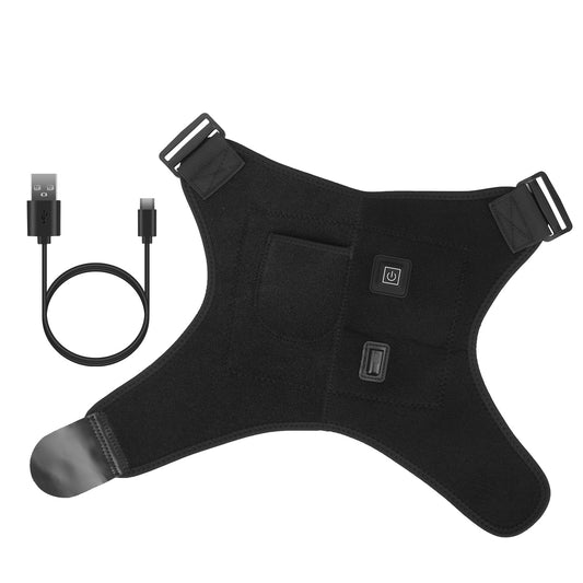 Heated Shoulder Brace Electric Heating Pad - Home Brains And Brawn