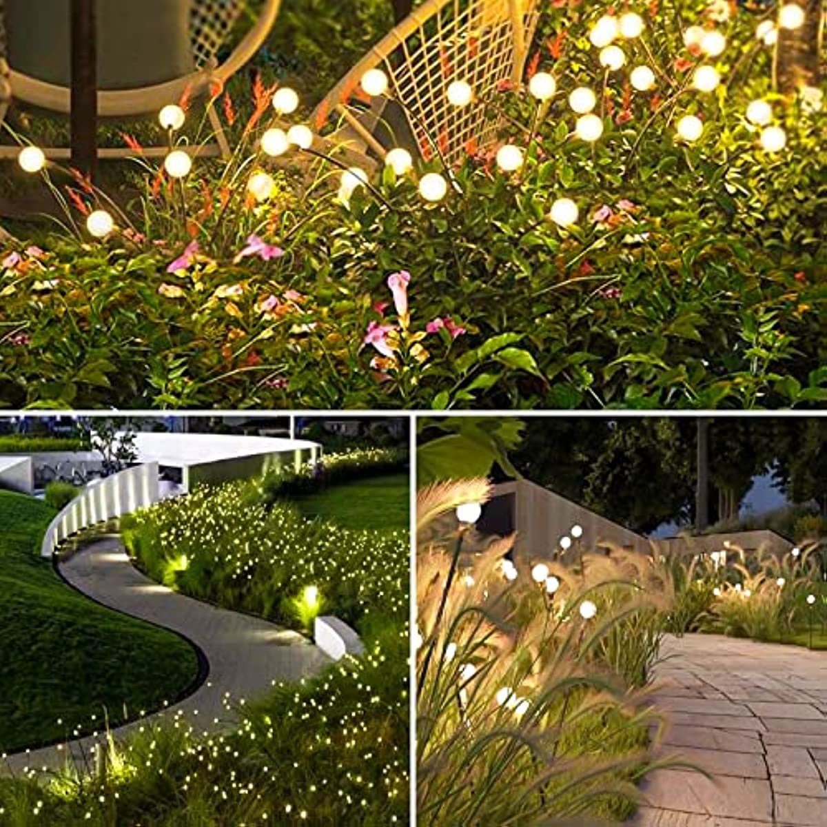 Solar Garden Lights Outdoor Decorations