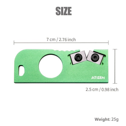 Aluminum Alloy Portable Knife Sharpener For Outdoor Taser - Home Brains And Brawn