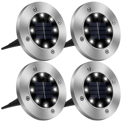 Solar Powered Ground Light Outdoor - Home Brains And Brawn