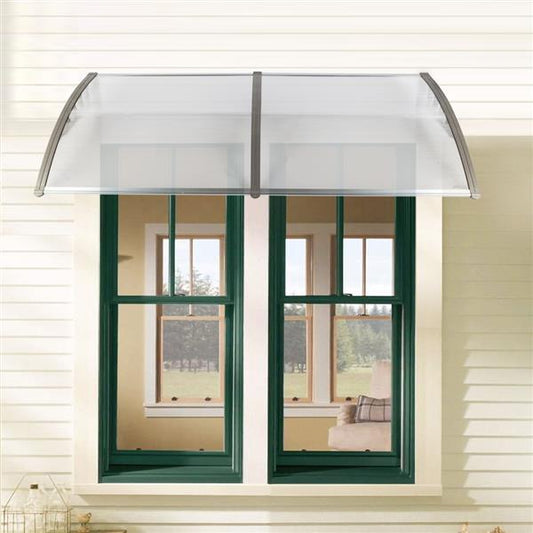 Household Application Door & Window Awnings Brown Board & Black Holder - Home Brains And Brawn