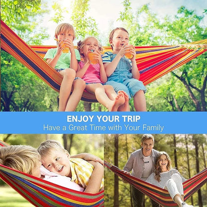 Outdoor Garden Camping Hammock - HomeBrainsandBrawn