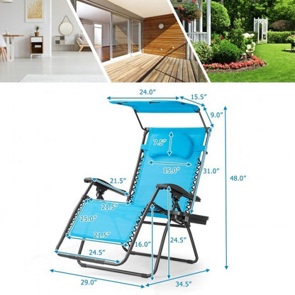Folding Recliner Lounge Chair - HomeBrainsandBrawn