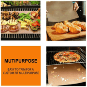 5pc Copper Grill Mats Baking Non Stick BBQ Mat Pad Bake Cooking Oven Sheet Liner XH - HomeBrainsandBrawn