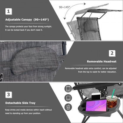 Folding Recliner Lounge Chair - HomeBrainsandBrawn