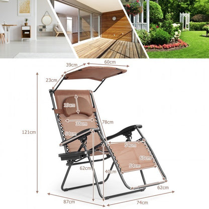 Folding Recliner Lounge Chair - HomeBrainsandBrawn