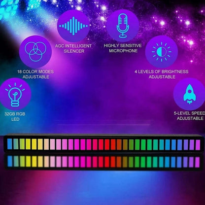 Dragon Sound Reactive Music Light Bar 2 pcs pack - Home Brains And Brawn